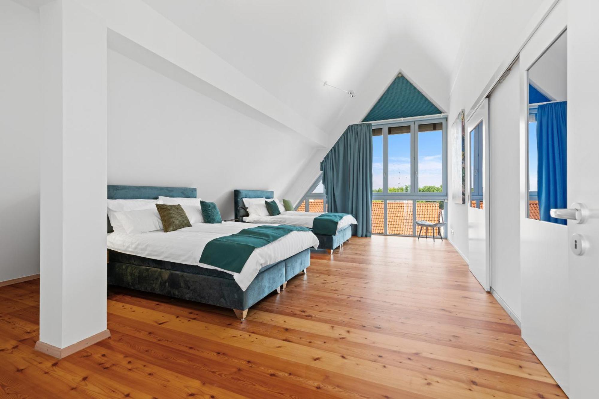 Helloflats - Luxus-Penthouse - Balkon - Parking - Zentrum - Therme - Naehe Flughafen Muc Erding Exteriér fotografie